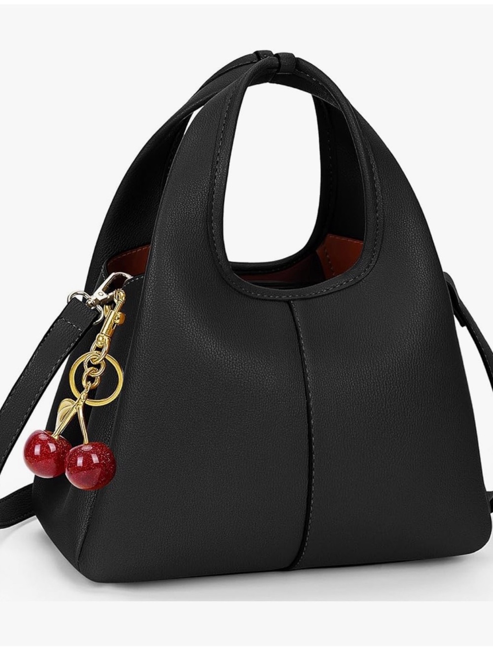 Classic Black Structured Women’s Handbag